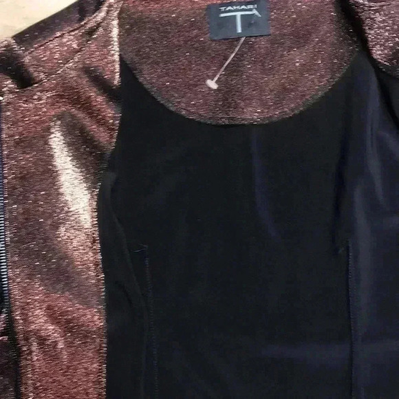 Tahari NWT jacket size small, bronze shine - Picture 4 of 4